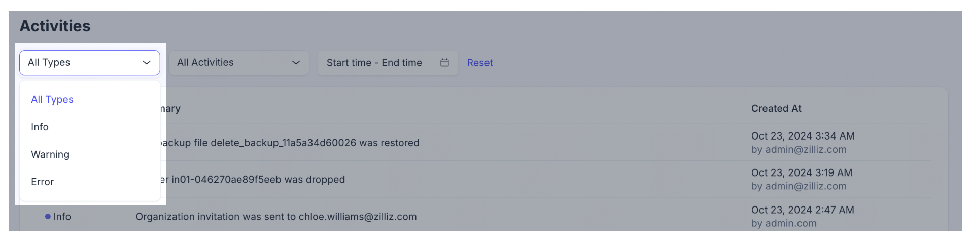 filter-by-activity-type